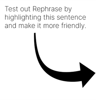 Test out Rephrase here